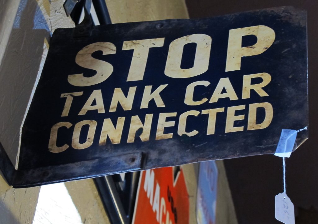 Tank Car Sign Tank Car Sign