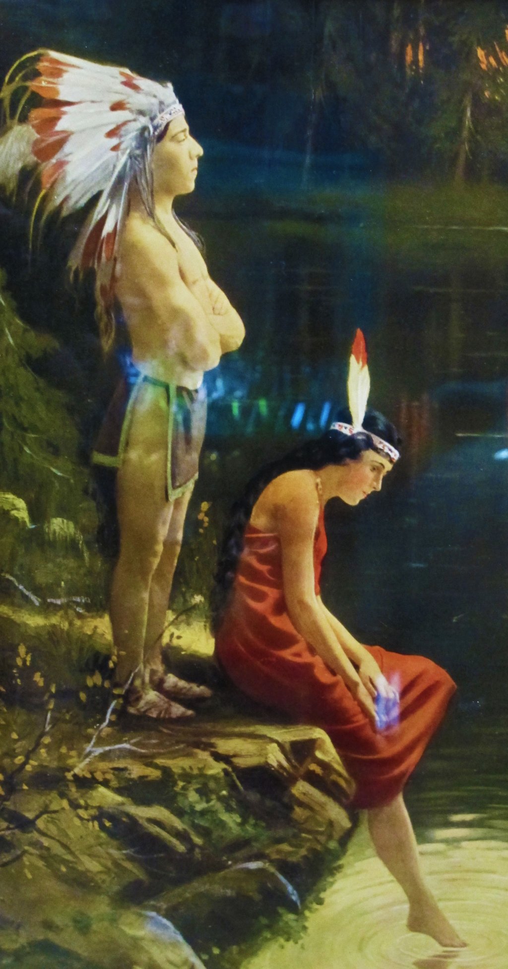 Indian Maiden Print Indian Maiden Print